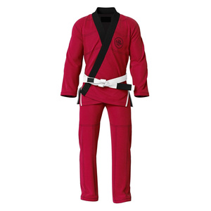 QASWA SPORTS BJJ Gi Pearl Weave 100% Cotton Lightweight Durable 380g Breathable Shrink-Proof Jiu Jitsu Kimono <b>White</b> Belt Front - Product Image 1