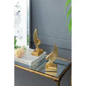 Figura Decorativa de Metal con Diseño Religioso de Animales, Decoración Moderna de Alta Gama para el Hogar, Escultura Chapada en Oro con Técnica de Fundición - Product Image 2