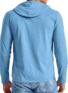 Sudadera con capucha ajustada con estilo para hombre 100% algodón transpirable sólido para colección de invierno Pakistán todos los tamaños disponibles - Product Image 6