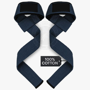 Top Trending Custom Logo Gym Fitness Power Lifting Workout Strap OEM Custom Cotton <b>Exercise</b> <b>Band</b> for Weight Training Hand Grips - Product Image 5