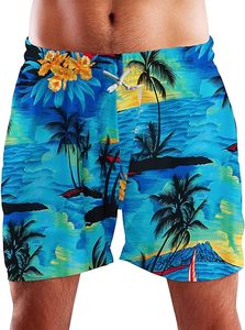 Men's Custom Logo Front Printed 100% Polyester <b>Swim</b> <b>Board</b> <b>Shorts</b> Breathable Eco-Friendly Plus Size Drawstring Waist for Workout - Product Image 2