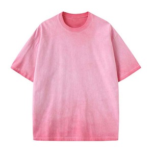 เสื้อยืดผู้ชายคุณภาพสูง 240gsm ผ้าฟอกกรด ทรงโอเวอร์ไซส์ คอกลม แขนสั้น ผ้าฝ้าย 100% สำหรับใส่วิ่ง - Product Image 3