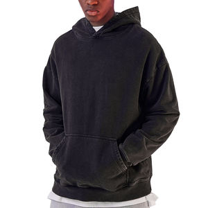 Sweat-shirt unisexe de haute qualité, délavé à l'acide, délavé, lourd, personnalisé - Product Image 1