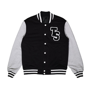 Veste de baseball varsity pour homme de bonne qualité, en toile légère, respirante, écologique, à séchage rapide, avec des patchs brodés - Product Image 5