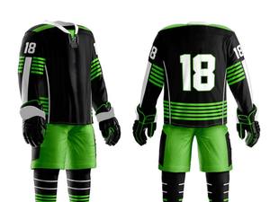 Uniforme de hockey sur glace personnalisable pour hommes, vêtements de sport respirants et confortables, meilleur style de Offre Spéciale avec technique de broderie - Product Image 3