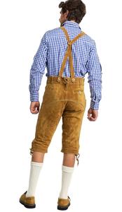 Shemax Trachten Shorts pour hommes Lederhosen Shaded Grey OEM Custom New Bavarian Oktoberfest Lederhosen - Product Image 5
