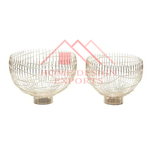 Frutero con Pedestal y Tapa de Madera para Centros de Mesa, Florero Moderno con Pedestal para Decoración del Hogar - Product Image 4