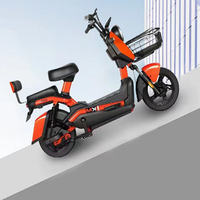 Nouveau Vélo Électrique Urbain Haut de Gamme Haute Vitesse Haute Puissance 350W 48V avec Charge Rapide, Moteur Électrique Sans Balais en Acier au Carbone et Batterie au Plomb-Acide