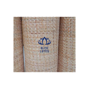 2024 Nouvelle Arrivée Collection Design Rotin Sangle Canne Rouleau Maille Filet Tissage Ouvert-BLEU LOTUS du Vietnam - Product Image 1