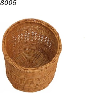 Ensemble de 2 paniers de rangement ronds en rotin tressé, écologiques, modernes et multi-usages - Product Image 4