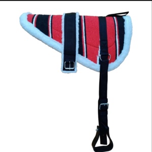 Feutre de laine synthétique de haute qualité Bareback Western Saddle Pad Eco Friendly Cotton Outshell Taille et couleur personnalisables - Product Image 1