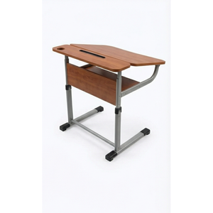 New Trend <b>Height</b> <b>Adjustable</b> Tilting Student Art <b>Desk</b> Metal Frame for School Export - Product Image 4