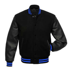Nouveau Design Streetwear Varsity Style Satin Bomber Veste Tendance Casual Mode Survêtement Collège Baseball Veste Pour Hommes - Product Image 4
