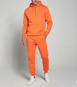 ชุดวอร์มแฟชั่นฤดูหนาวชุดวิ่งผ้าฟลีซและผ้าฝ้ายมีฮู้ดสำหรับผู้ชาย | สามารถกำหนดโลโก้ได้เองระบายอากาศได้ดี & ป้องกันแบคทีเรีย - Product Image 1