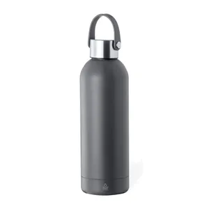 Bouteille d'eau sportive écologique Tacla en acier recyclé, gadgets thermiques - Product Image 1