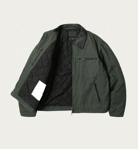 Veste pour Homme Manteau en Coton Grande Taille Vestes Homme Personnalisées Lavées en Toile Lourde Vintage Lavé à l'Acide - Product Image 6