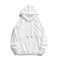 Sudaderas con Capucha de Alta Calidad 100% Algodón, Hombros Caídos, Lisas, con Impresión de Logotipo Personalizado, Felpa Francesa, Unisex, Talla Grande