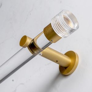 Soporte de cortina de acrílico de calidad de lujo para instalaciones de cortinas residenciales y de hospitalidad de lujo con toque moderno - Product Image 4