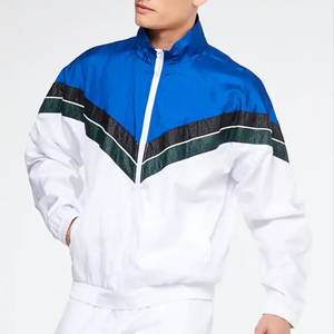 Vêtements de survêtement pour hommes sur mesure en gros, ensembles de survêtement coupe-vent en polyester, veste de sport, veste zippée, vêtements de sport pour hommes - Product Image 3