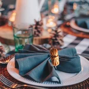 Anillos de Servilleta de Madera Ecológicos y Sostenibles, Diseño Moderno, Opción de Logotipo Personalizado, Decoración de Mesa para Bodas, Fiestas y Eventos, Disponibles en Stock - Product Image 4