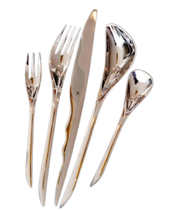 Fournisseur en gros Ensemble de couverts en acier Couverts à manche en métal fini moderne Couverts à usage domestique pour hôtels et restaurants - Product Image 2