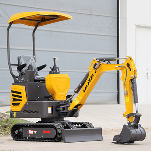 Miniexcavadora Industrial AET H12 con Capacidad de Cucharón de 0.03m³, Alta Potencia de Excavación, Componentes Centrales del Motor en Color Amarillo - Product Image 4