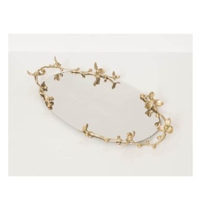 Plateau de service en métal de qualité alimentaire, moderne, écologique, tendance, facile à nettoyer, pour la maison, le restaurant, l'hôtel, les fêtes - Product Image 2