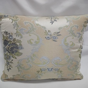 Wholesale Custom Modern Jacquard Fabric <b>Cushion</b> Cover Light Luxury Comfortable Bed Rest Creamy Colored Pillow - Product Image 6