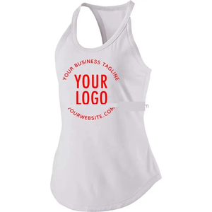 เสื้อกล้ามคอกลมลำลองผ้าคอตตอนสำหรับผู้หญิงเข้ารูปกล้ามเนื้อฟิตสำหรับฤดูร้อน - Product Image 2