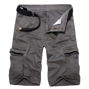 <b>Men</b> Shorts Outdoor Summer Breathable <b>Men</b> Cargo Shorts Workout 6 Pocket <b>Khaki</b> Hiking Cargo <b>Trousers</b> Half Pants Shorts for Adults - Product Image 2
