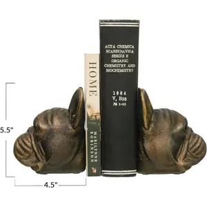 High-<b>End</b> Gold-Plated Aluminium Modern European Antique Feng Shui Figurine <b>Book</b> Stand for Gift Shops China Zahid Exports - Product Image 1