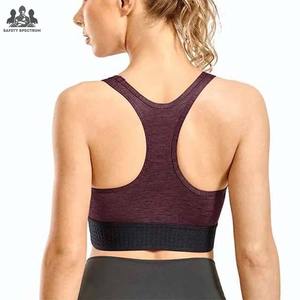 Nouveau soutien-gorge de sport réversible grande taille pour femme avec logo personnalisé sur le devant, respirant, maintien élevé, écologique pour le yoga et la gym - Product Image 3