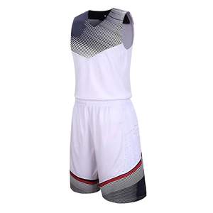 เสื้อบาสเก็ตบอลชุดบาสเก็ตบอลพิมพ์ลายสิ่งทอลายทแยงอุปกรณ์สั้นตามสั่งจากผู้ผลิตชุดกีฬาของ Cosh - Product Image 2