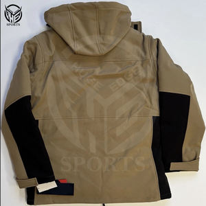 Chaqueta Softshell de Forro Polar Impermeable y Transpirable para Hombre con Capucha y Logotipo Personalizado, Éxito de Ventas en 2025 - Product Image 4