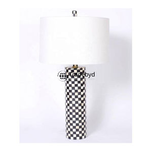 Elegant Bone Inlay Lamp Handmade <b>Decorative</b> Table <b>Lighting</b> for Living Room Tradebyd - Product Image 3