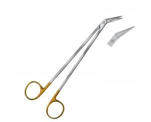 Ciseaux vasculaires Potts Smith TC incurvés 19cm Angle 25 lames coudées en acier inoxydable Super Cut de haute qualité - Product Image 6