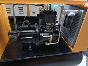 Compresseur d'air à vis diesel portable 7,5 kW 10 bars 2 en 1 avec réservoir, compresseur d'air mobile pour la construction industrielle - Product Image 5