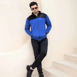 Survêtement et vêtements de sport en molleton de coton pour homme, haute qualité, 420 GSM, sweat à capuche zippé, produit d'usine en gros avec votre propre logo - Product Image 1