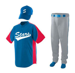 Unisex New Team Club Softball Jersey Customizable Baseball Uniform Breathable Sportswear <b>Set</b> for Adults Wholesale - Product Image 1