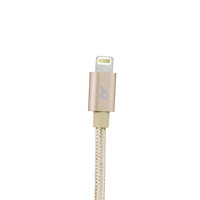 Cable de Datos Micro-USB Dorado Hayley 3A 1M de Alta Calidad y Carga Rápida para iPhone, Precio de Fábrica - Modelo 1100777