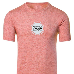 Camiseta Lisa para hombre de manga corta con estampado de sublimación y logotipo personalizado de poliéster 100% - Product Image 4