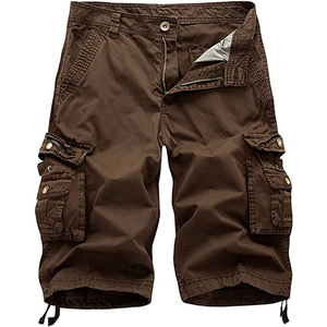 Ropa OEM personalizada para hombre, buena calidad, diseño superior, pantalones cortos Cargo de algodón de la mejor calidad para hombre, elástico personalizado, secado rápido personalizado - Product Image 1