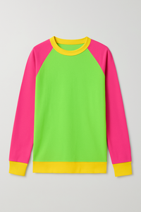 High Quality Custom Printed Men's <b>Raglan</b> <b>Sleeve</b> Long <b>Sleeve</b> <b>T</b>-<b>Shirt</b> Casual Oversized Polyester/Cotton Knitted Fabric - Product Image 3