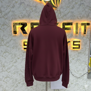 Sweat à capuche zippé Sport Edition, coupe parfaite, imprimé en relief, fabrication en usine, prix bas, sweat à capuche pour hommes, sweat à capuche pour hommes - Product Image 6