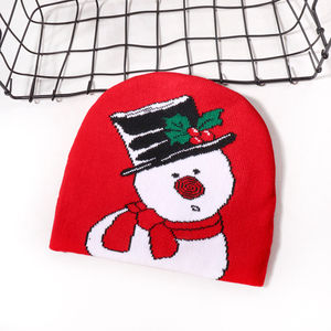 Bonnets d'hiver unisexes personnalisés OEM, vente en gros 2024, bonnets en tricot de couleur unie, logo brodé, impression de designer - Product Image 3