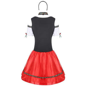 Costume de <span class=keywords><strong>serveuse</strong></span> allemande pour cosplay ou fête, grande taille, robe <span class=keywords><strong>sexy</strong></span> fantaisie avec décoration en dentelle pour cosplay de <span class=keywords><strong>serveuse</strong></span> de bière - Product Image 4
