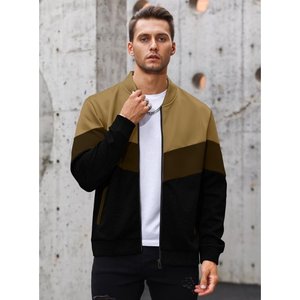 เสื้อแจ็กเก็ตแฟชั่นปกตั้งดีไซน์ของคุณเองสำหรับผู้ชายและผู้หญิงปรับแต่งได้ตามต้องการ - Product Image 3