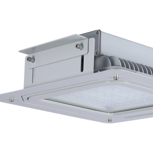 Corps en aluminium injecté, LED antidéflagrante pour station-service, Zone 1 et Zone 21, IP67 IK10, certifié antidéflagrant industriel ATEX - Product Image 3