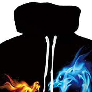 Sudadera Unisex Extra Grande, Ecológica, Transpirable, de Secado Rápido, de Forro Polar para Invierno, con Logotipo Impreso en 3D, Promocional, Lisa - Product Image 5