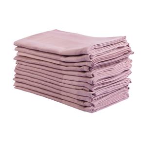 100% ensemble de serviettes en satin de coton à séchage rapide serviette en lin solide blanc tissé pour la maison hôtels restaurants utilisation durable de la cuisine - Product Image 5